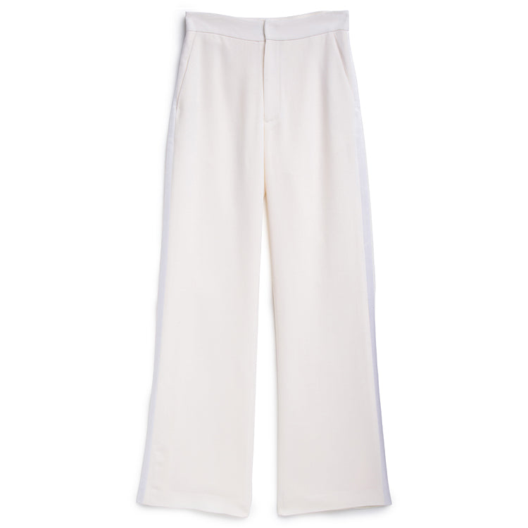 GRETA PANT WHITE TUXEDO
