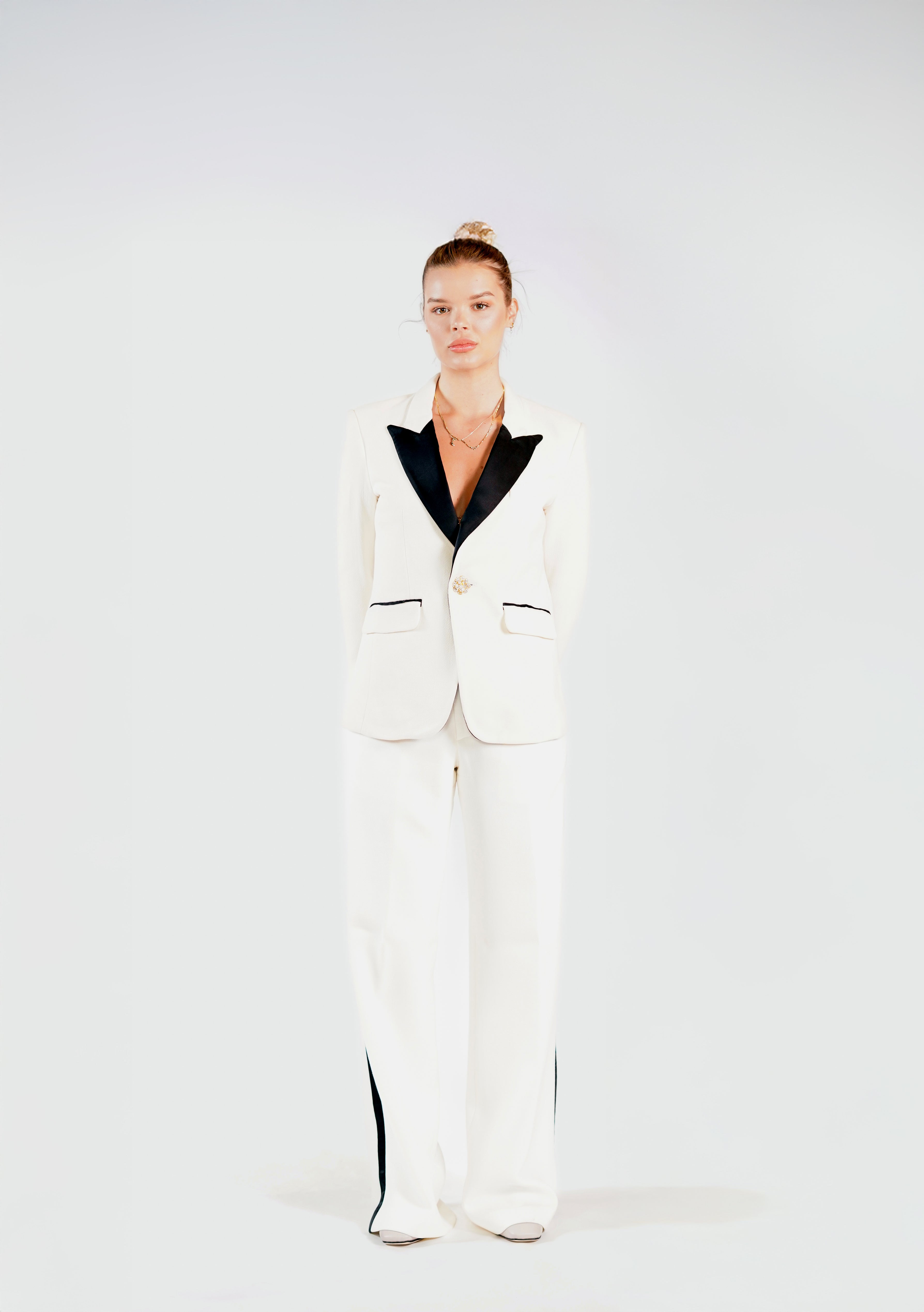 DIANA JACKET TUXEDO WHITE