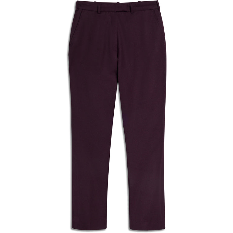 FARRAH FLARE LEG SUIT PANT MERLOT